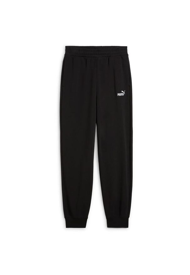 Puma - Spodnie damskie PUMA ESS Small No. 1 Logo Comfort High-Waist. Stan: podwyższony. Kolor: czarny