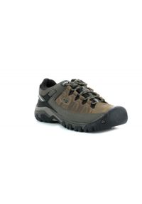 keen - Buty trekkingowe męskie Keen Targhee WP Iii. Zapięcie: sznurówki. Kolor: brązowy, czarny, wielokolorowy. Materiał: skóra, syntetyk, tkanina, materiał. Szerokość cholewki: normalna