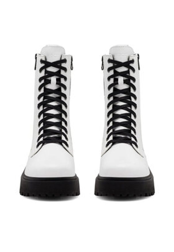 Lasocki Trzewiki WB-ALESSIA-11 Biały. Kolor: biały. Materiał: skóra