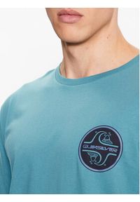 Quiksilver T-Shirt Core Bubble EQYZT07232 Niebieski Regular Fit. Kolor: niebieski. Materiał: bawełna #2