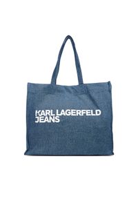 Karl Lagerfeld Jeans Torebka A3W50069 Niebieski. Kolor: niebieski