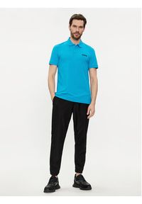 BOSS - Boss Polo Paule 50512789 Niebieski Slim Fit. Typ kołnierza: polo. Kolor: niebieski. Materiał: bawełna #5