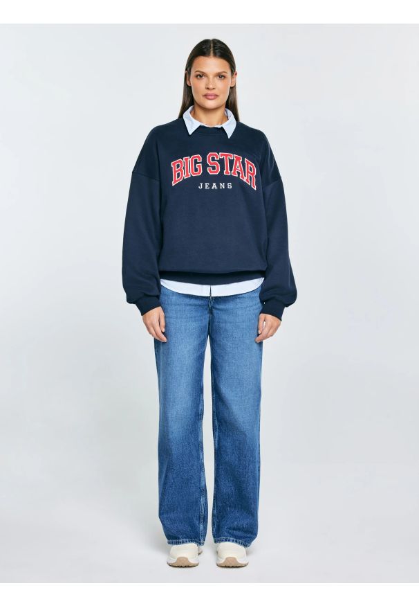 Big-Star - Sneakersy damskie beżowe TT274024 801. Okazja: na co dzień. Nosek buta: okrągły. Kolor: beżowy. Materiał: syntetyk, materiał