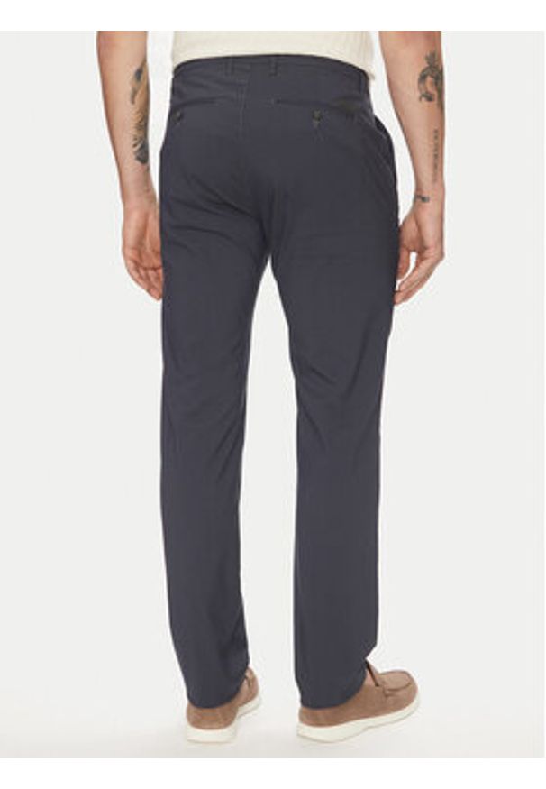 Pierre Cardin Chinosy C3 33730.1058 Granatowy Slim Fit. Kolor: niebieski. Materiał: bawełna