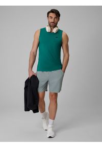 4f - 4F Koszulka treningowa regular szybkoschnąca męska - zielona XXL. Kolor: zielony. Materiał: materiał, włókno. Sport: fitness #2