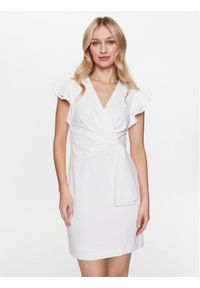 DKNY Sukienka koktajlowa DD3C1468 Biały Regular Fit. Kolor: biały. Materiał: syntetyk. Styl: wizytowy