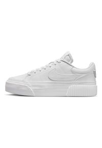 Nike WMNS Court Legacy Lift Sneakersy damskie. Okazja: na co dzień. Kolor: biały. Materiał: guma, syntetyk, skóra. Szerokość cholewki: normalna. Model: Nike Court. Sport: tenis #5