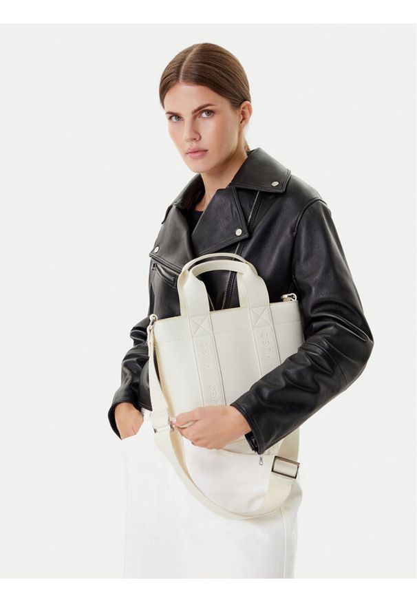 Hugo - HUGO Torebka Becky Up 50547473 Biały. Kolor: biały. Materiał: skórzane