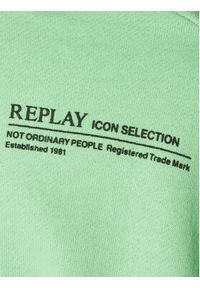 Replay Bluza W3104B.000.23650P Zielony Regular Fit. Kolor: zielony. Materiał: bawełna #8