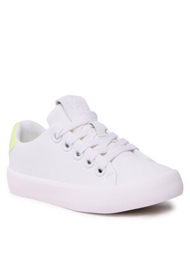 Sneakersy Reima - Peace Low-Top 5400073A 0100. Kolor: biały. Materiał: skóra
