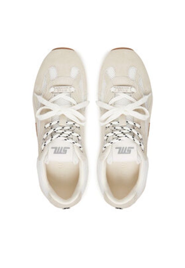 Steve Madden Sneakersy Asiel 11005159 Biały. Kolor: biały. Materiał: skóra, zamsz