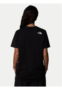 The North Face T-Shirt Easy NF0A8A6G Czarny Loose Fit. Kolor: czarny. Materiał: bawełna