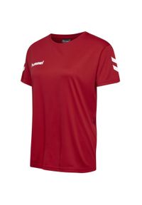Koszulka piłkarska z krótkim rękawem damska Hummel Core Polyester Tee Woman S/S. Kolor: czerwony. Długość rękawa: krótki rękaw. Długość: krótkie. Sport: piłka nożna #1