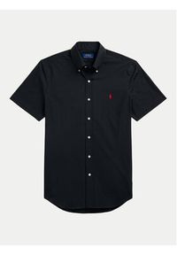 Polo Ralph Lauren Koszula 710945315003 Czarny Custom Fit. Typ kołnierza: polo. Kolor: czarny. Materiał: bawełna #5