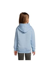 SOL'S - Bluza Z Kapturem Dla Dzieci. Typ kołnierza: kaptur. Kolor: niebieski