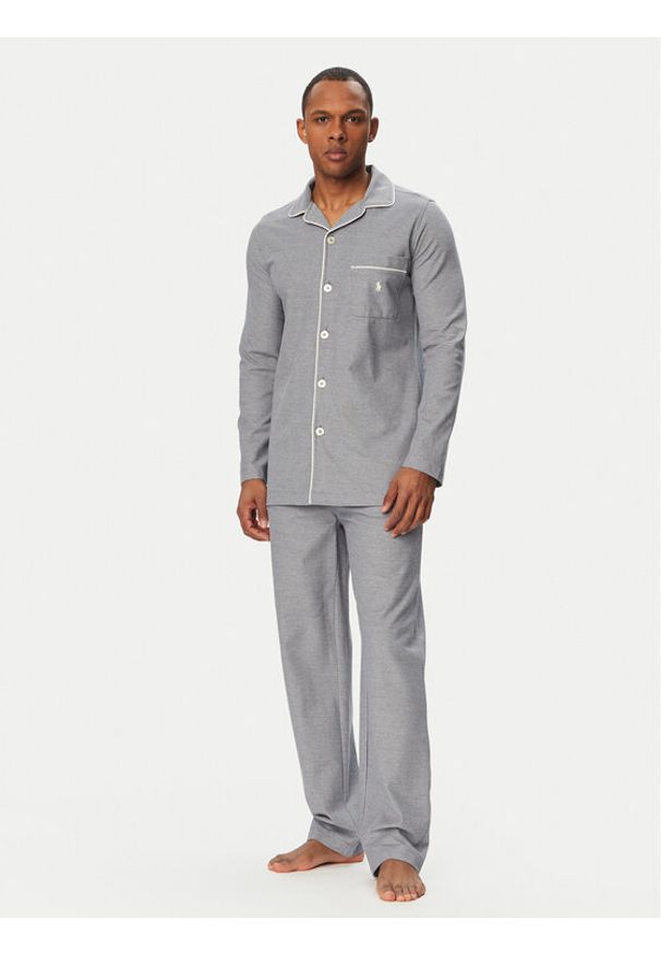 Polo Ralph Lauren Piżama 714931640009 Granatowy Regular Fit. Kolor: niebieski. Materiał: bawełna