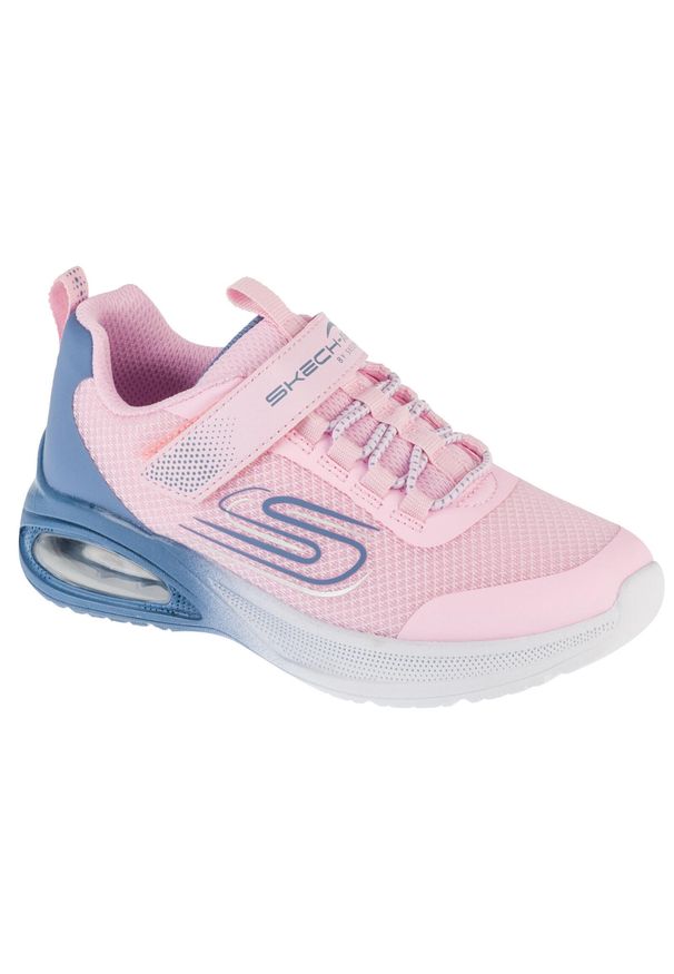skechers - Buty sportowe Sneakersy dziewczęce, Microspec Max Advance - Fly 3. Kolor: różowy. Model: Skechers Sport. Sport: turystyka piesza
