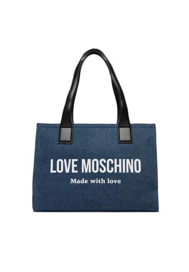 Love Moschino - LOVE MOSCHINO Torebka JC4056PP1OLG170A Niebieski. Kolor: niebieski