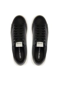 Emporio Armani Sneakersy X3X024 XF768 00002 Czarny. Kolor: czarny. Materiał: skóra #4