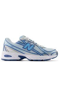 Buty New Balance U740ST2 - niebieskie. Kolor: niebieski. Materiał: syntetyk, materiał. Szerokość cholewki: normalna. Sezon: lato. Sport: turystyka piesza