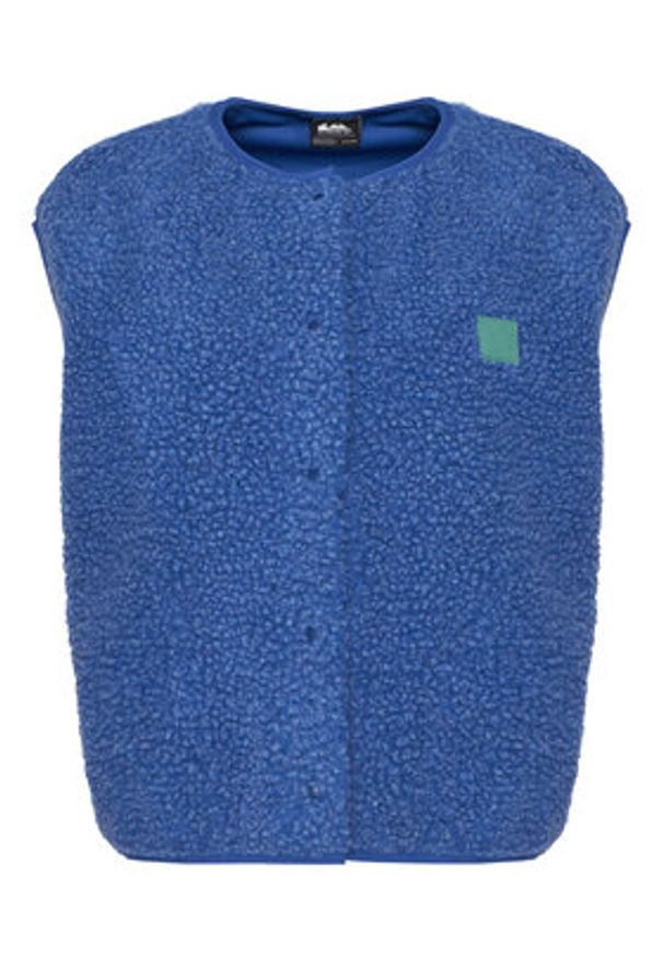 Quiksilver Kamizelka EQWPF03002 Niebieski Regular Fit. Kolor: niebieski. Materiał: syntetyk