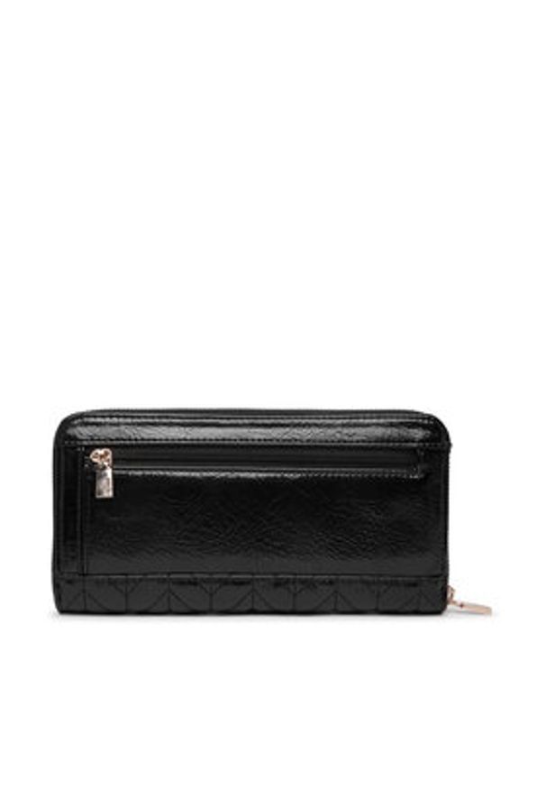 Guess Portfel Cheryl Slg SWTQ97 20146 Czarny. Kolor: czarny. Materiał: skóra