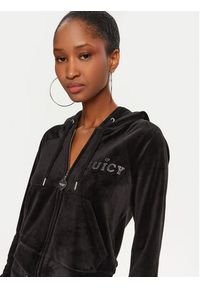 Juicy Couture Bluza Regal Madison JCBAS224828 Czarny Slim Fit. Kolor: czarny. Materiał: syntetyk