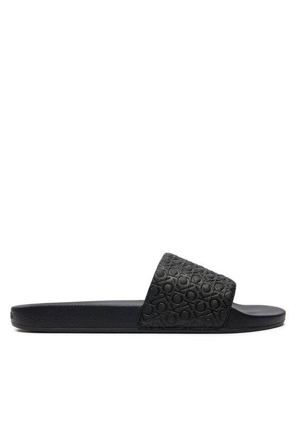 Calvin Klein Klapki Pool Slide Mono HM0HM01517 Czarny. Kolor: czarny