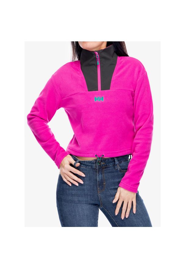 Bluza damska Helly Hansen Daybreaker Cropped Fleece. Kolor: różowy