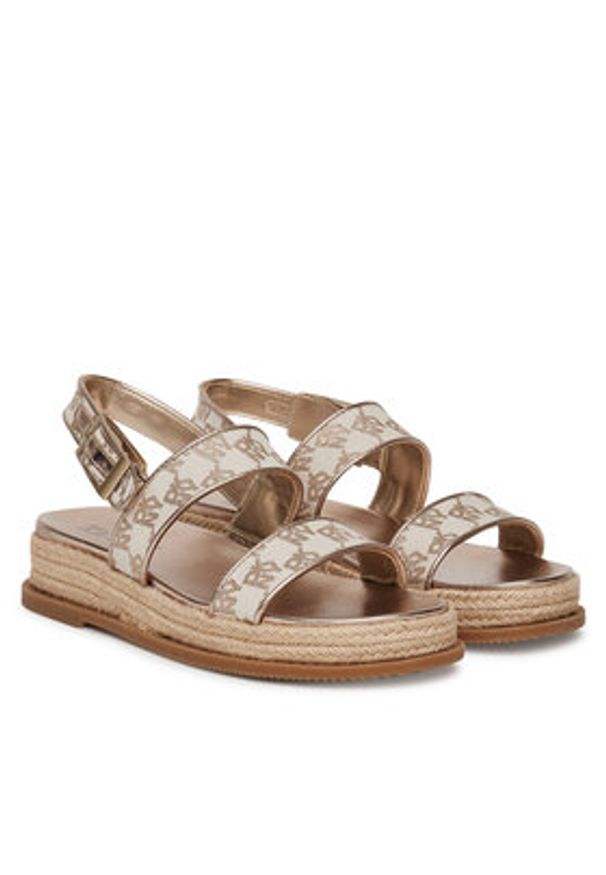 DKNY Espadryle Bernae K1598945 Beżowy. Kolor: beżowy. Materiał: materiał