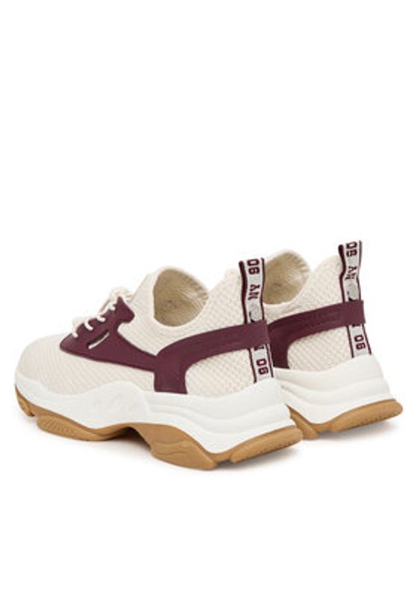 Steve Madden Sneakersy Match-E SM11004643 Beżowy. Kolor: beżowy. Materiał: materiał