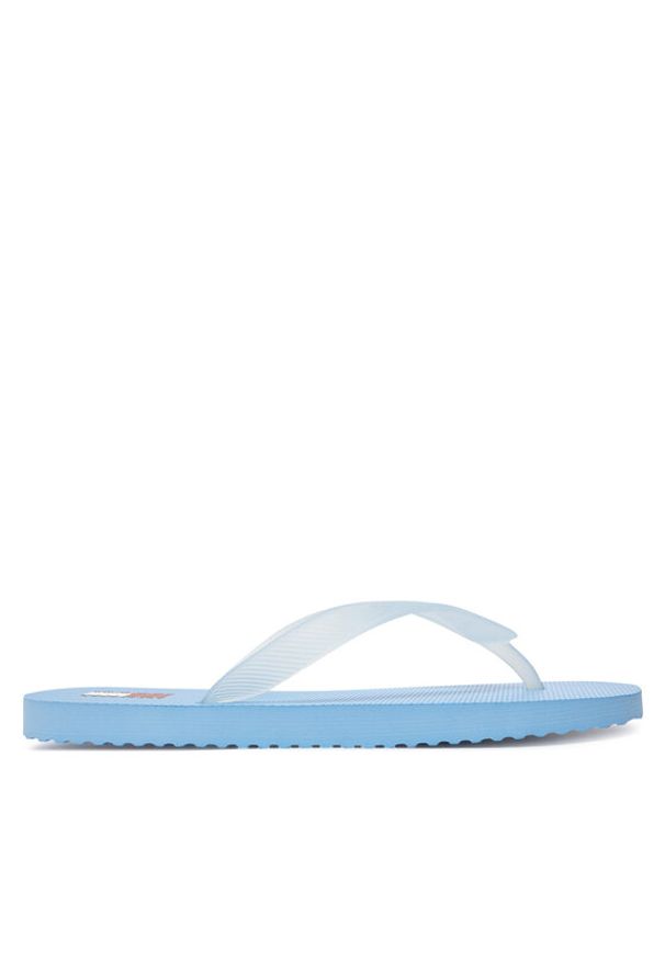 Tommy Jeans Japonki Tjw Logo Flip Flop EN0EN02447 Błękitny. Kolor: niebieski