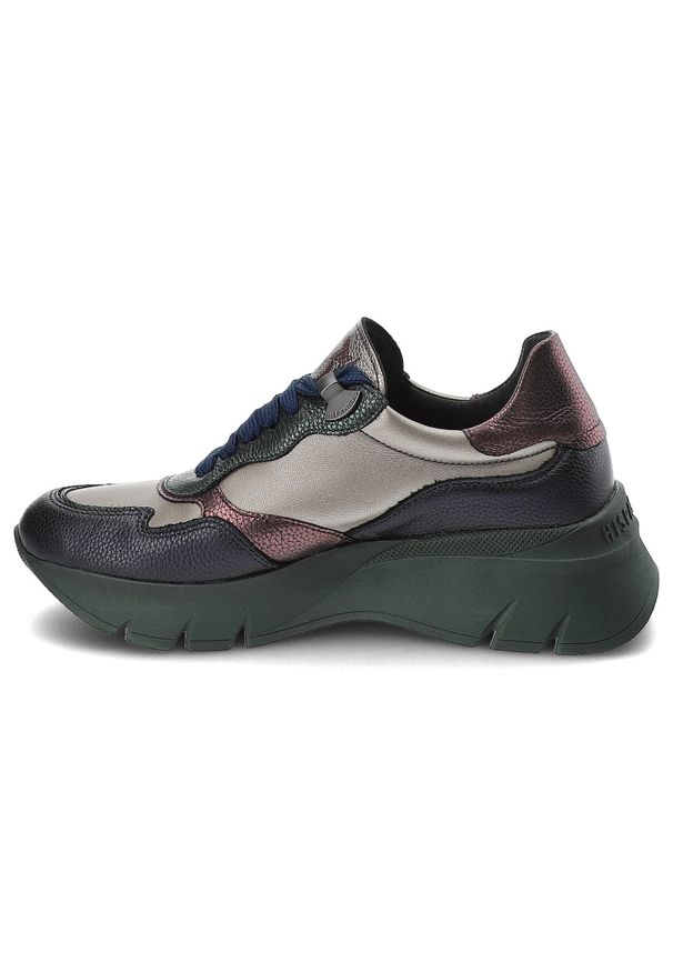 Szare Sneakersy Hispanitas Półbuty Sportowe Premium. Kolor: szary. Styl: sportowy