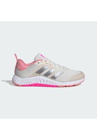 Adidas - Buty treningowe Everyset. Okazja: na co dzień. Kolor: szary, biały, wielokolorowy, różowy. Materiał: materiał. Sport: fitness