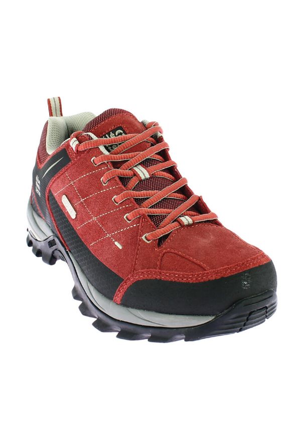 ELEMENTERRE - Niskie buty turystyczne Élémenterre Sonora Low EV. Kolor: czerwony. Materiał: nylon, skóra. Szerokość cholewki: normalna. Styl: sportowy. Sport: turystyka piesza