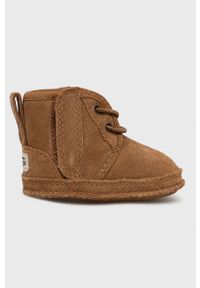 Ugg - UGG komplet dziecięcy kolor brązowy. Kolor: brązowy #9