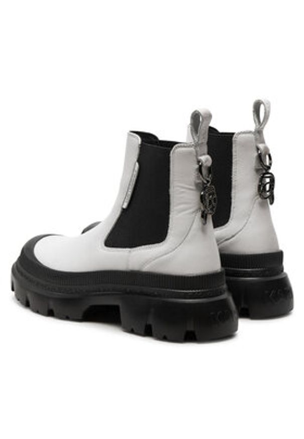 Karl Lagerfeld - KARL LAGERFELD Sztyblety KL43534 Biały. Kolor: biały. Materiał: skóra