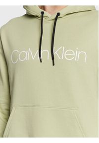 Calvin Klein Bluza Logo K10K107033 Zielony Regular Fit. Kolor: zielony. Materiał: bawełna