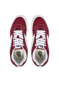 Vans Tenisówki Knu Skool VN000D22ZCF1 Bordowy. Kolor: czerwony. Materiał: materiał #6