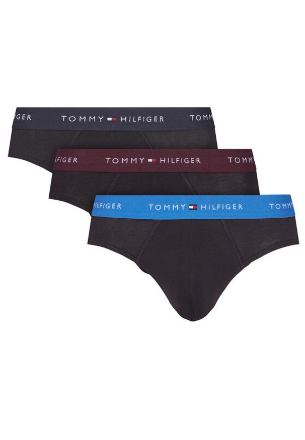 TOMMY HILFIGER - Tommy Hilfiger Komplet 3 par slipów UM0UM03471 Czarny. Kolor: czarny. Materiał: bawełna