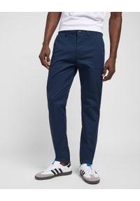 Lee - MESKIE SPODNIE LEE SLIM CHINO DEEP NAVY 112321634