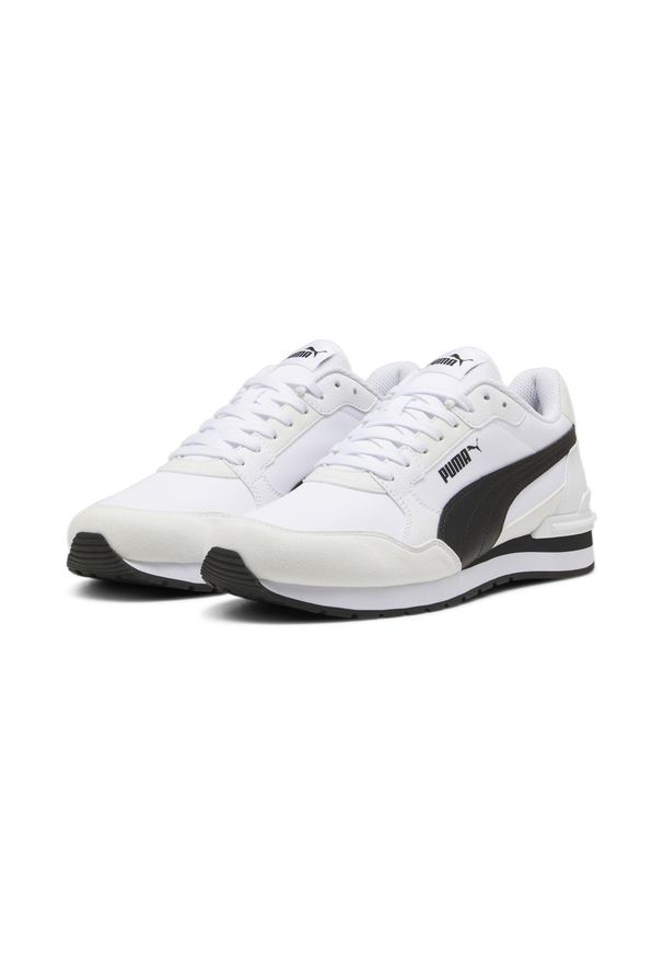 Puma - Sneakersy nylonowe unisex ST Runner v4 PUMA White Black Cast Iron Gray. Kolor: biały, wielokolorowy, czarny, szary. Materiał: guma, materiał, tkanina, syntetyk