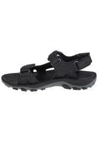 Sandały Merrell Huntington Sport Convert Sandal M J036871 czarne. Zapięcie: rzepy. Kolor: czarny. Materiał: materiał, tkanina, nubuk. Styl: sportowy