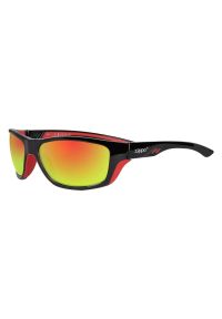 Sportowe okulary przeciwsłoneczne Zippo Red/Black Big Multi Round. Materiał: tworzywo sztuczne #1