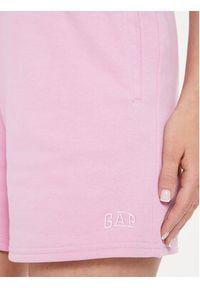 GAP - Gap Szorty sportowe 870978-00 Różowy Regular Fit. Kolor: różowy. Materiał: bawełna #4