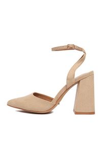 DeeZee Czółenka CEO-CD25-039-1 Beżowy. Kolor: beżowy. Materiał: materiał #2