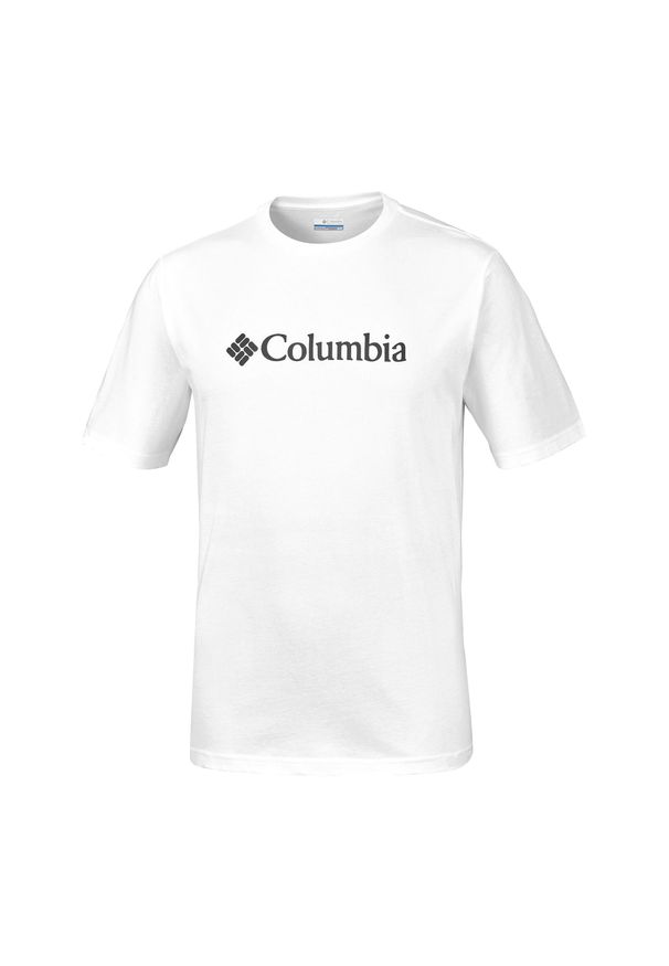 columbia - Koszulka trekkingowa męska Columbia CSC Basic Logo. Kolor: biały