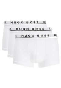 BOSS - Boss Bokserki (3-pack) męskie kolor biały. Kolor: biały. Materiał: bawełna