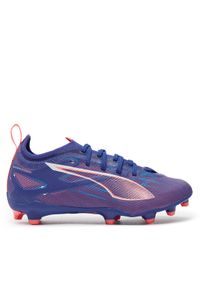 Puma Buty do piłki nożnej Ultra 5 Pro Fg/Ag 107693 01 Niebieski. Kolor: niebieski. Materiał: skóra