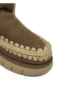 Mou Śniegowce MU.FW531002A Szary. Kolor: szary. Materiał: skóra, zamsz #4